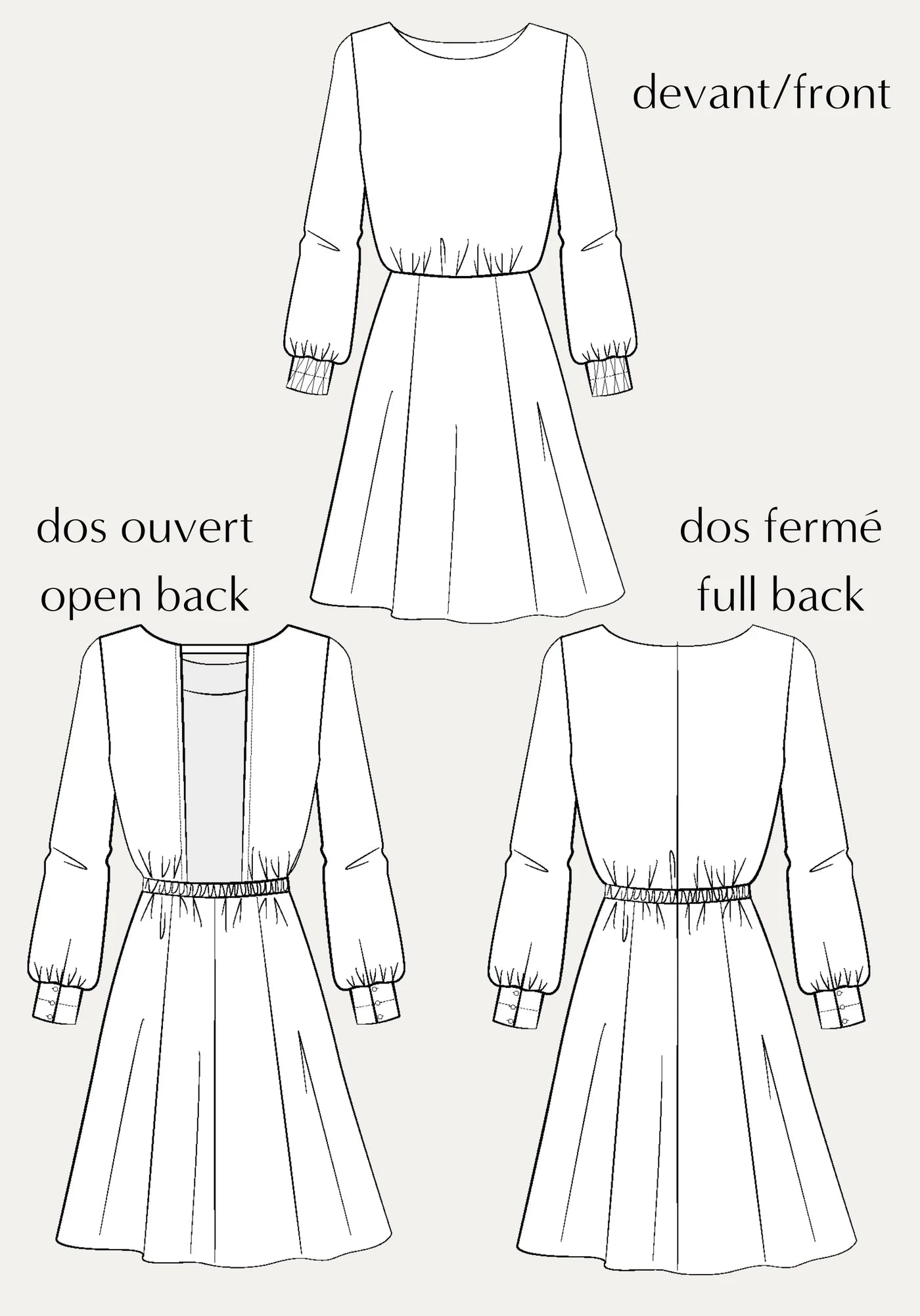 Primrose Dress - Sewing Pattern | Maison Fauve