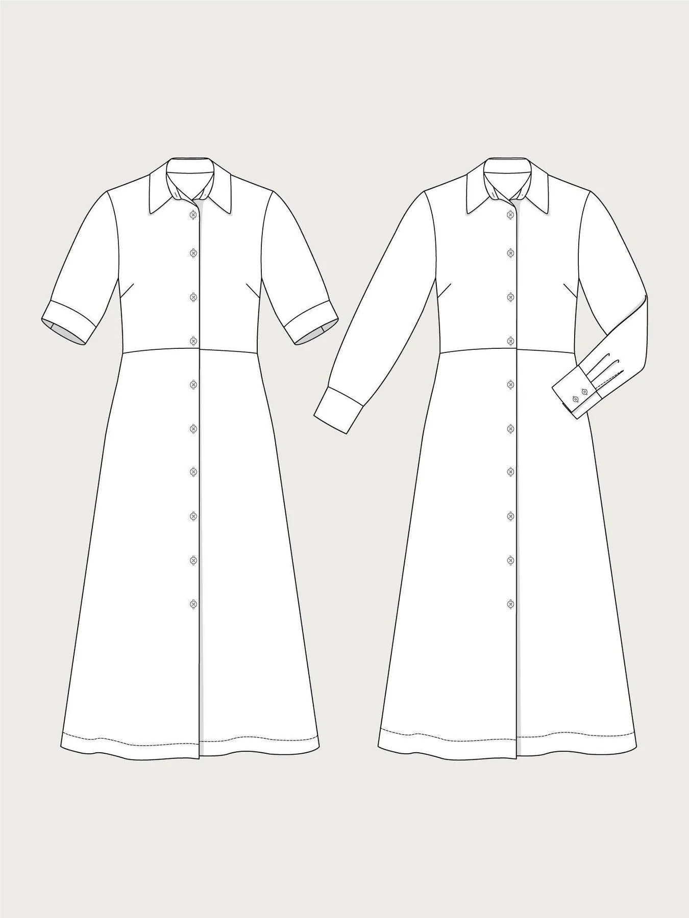 Shirt Dress - Sewing Pattern | The Assembly Line