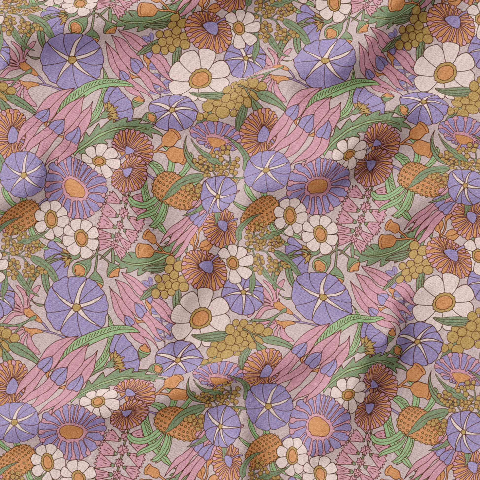 Ellie Whittaker - Organic Cotton Lawn - Sweetpea