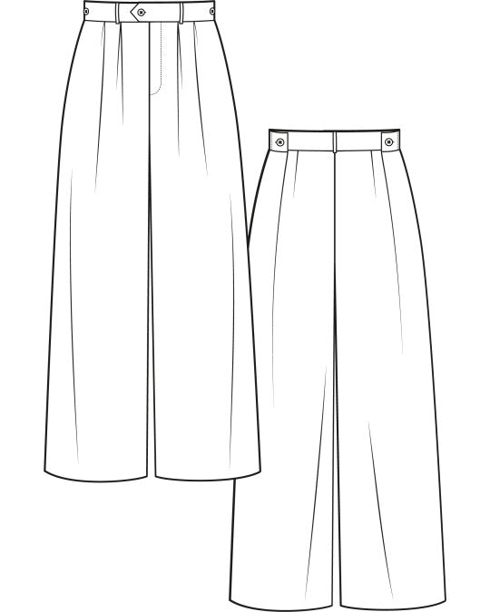 PDF Pattern - Tardor Trousers | Pauline Alice
