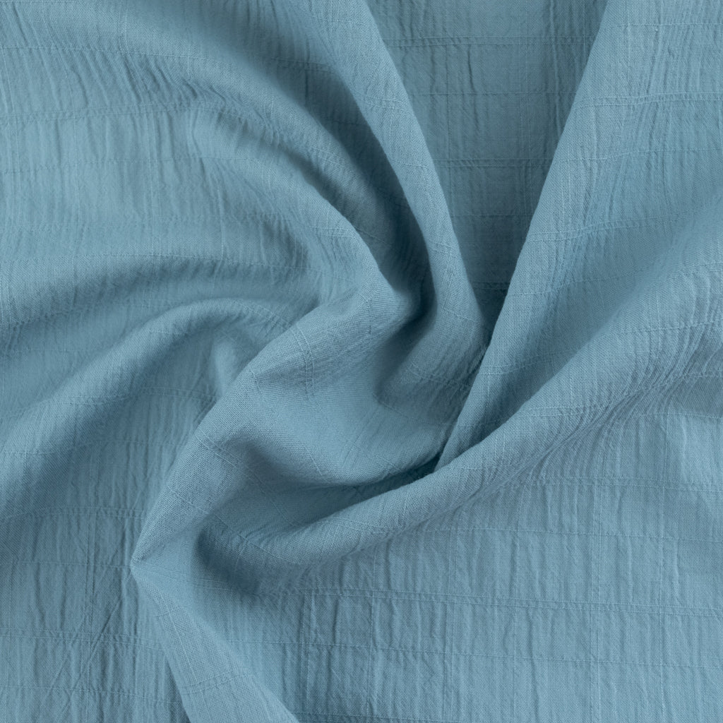 Textured Cotton - Dusty Blue