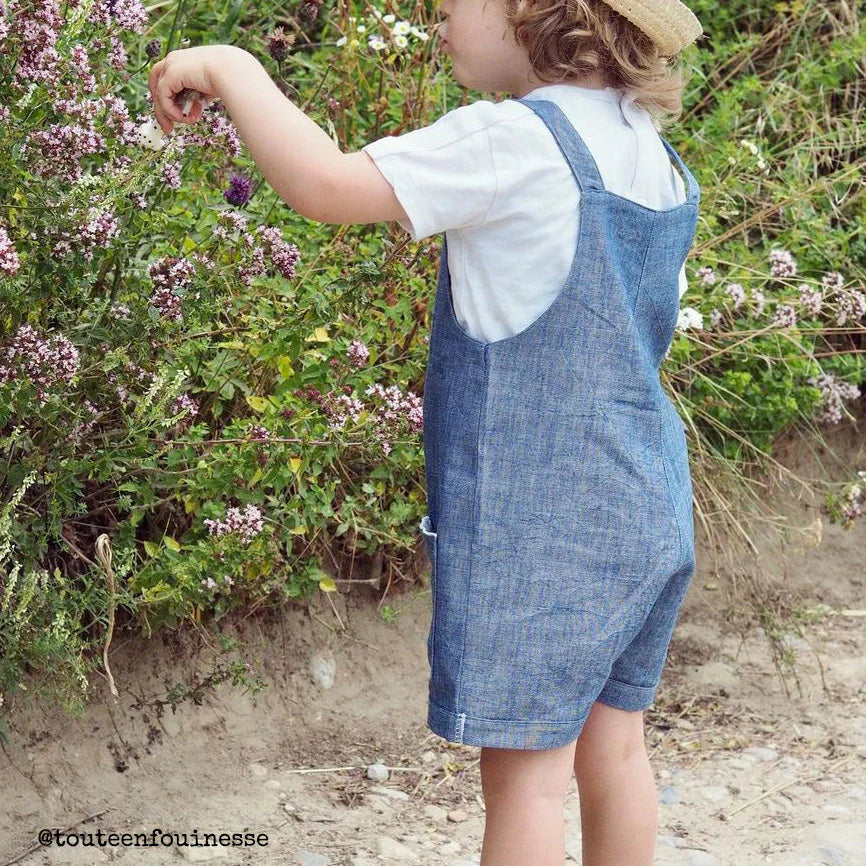 London Dress & Short Overalls - Baby - Sewing Pattern | Ikatee
