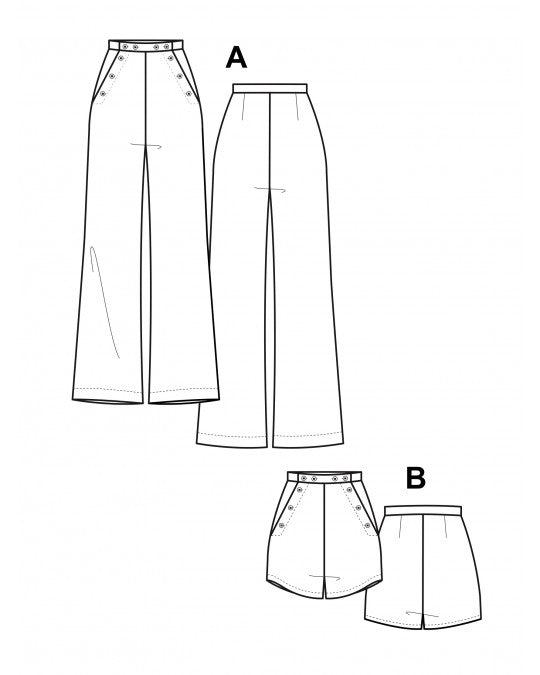 PDF Pattern - Romero trousers | Pauline Alice