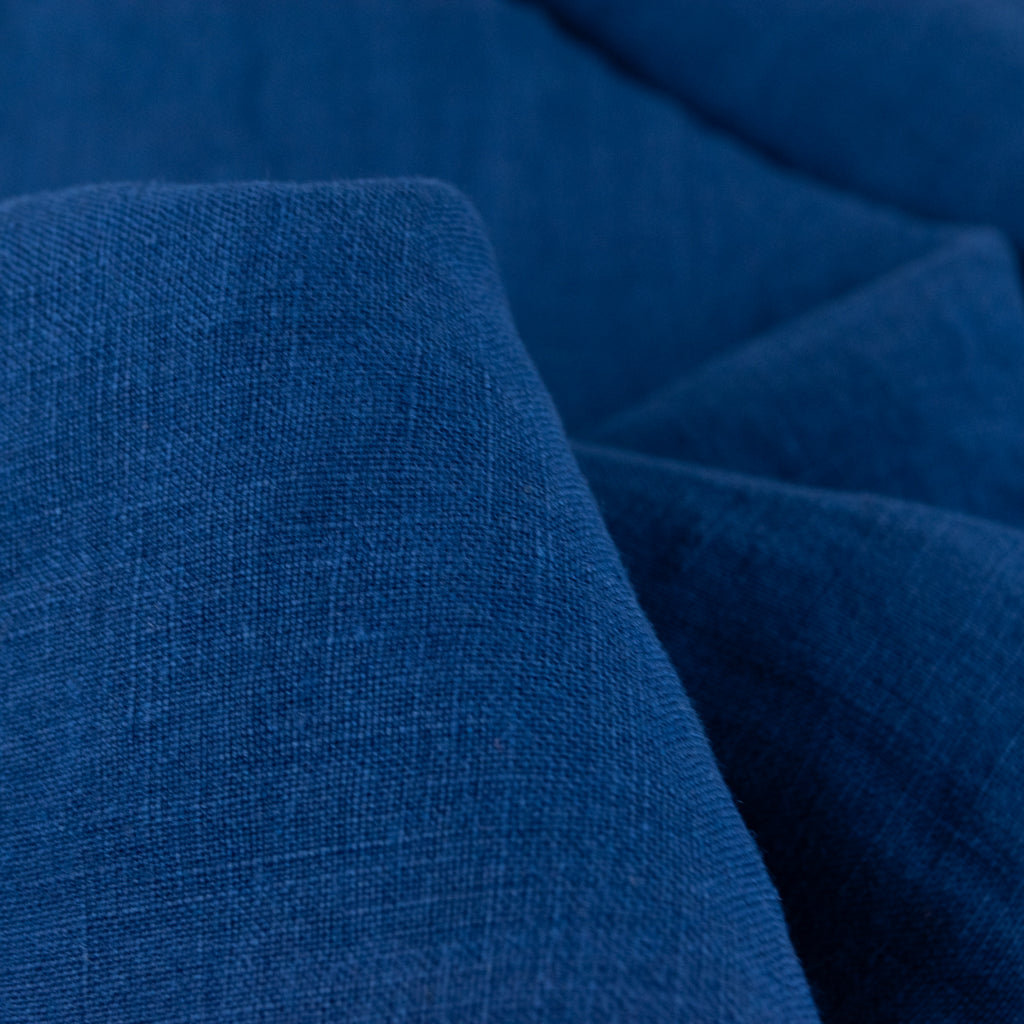 Washed Linen - Cobalt Blue