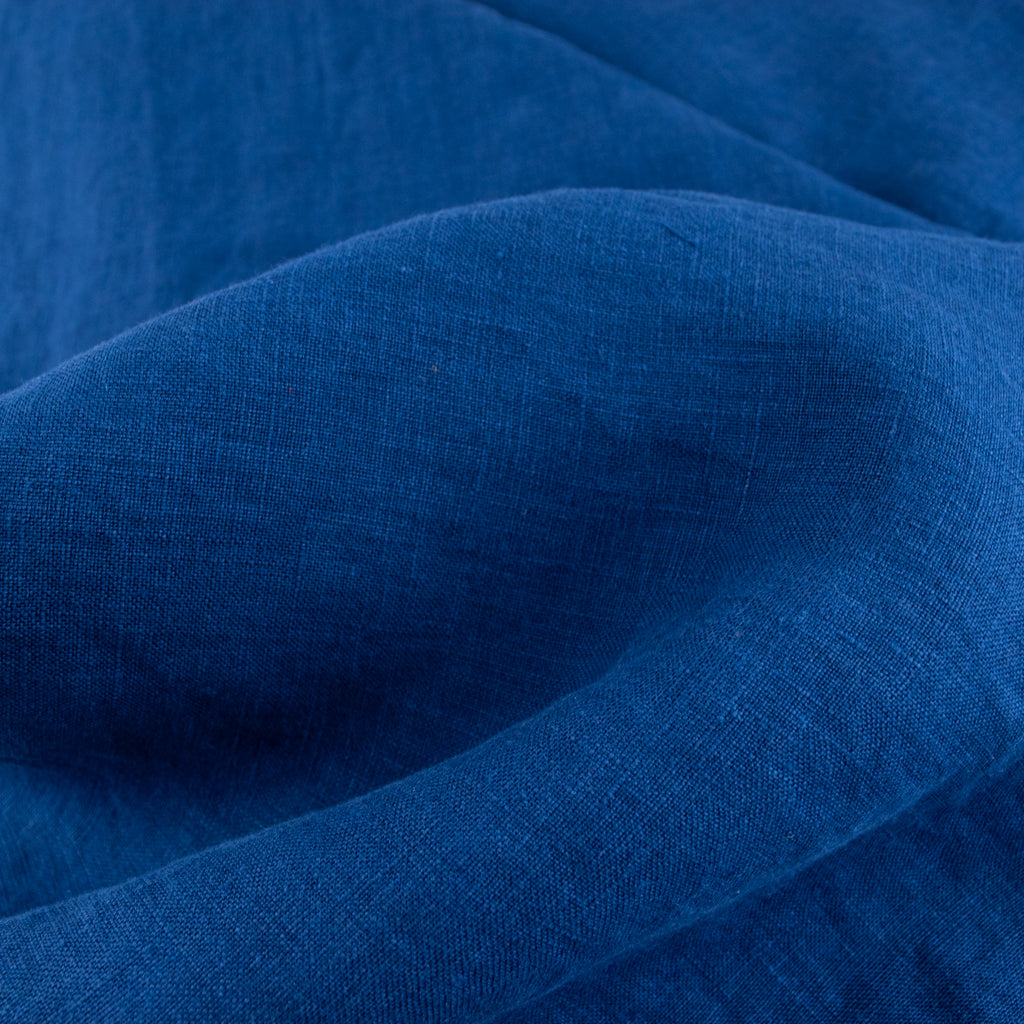Washed Linen - Cobalt Blue