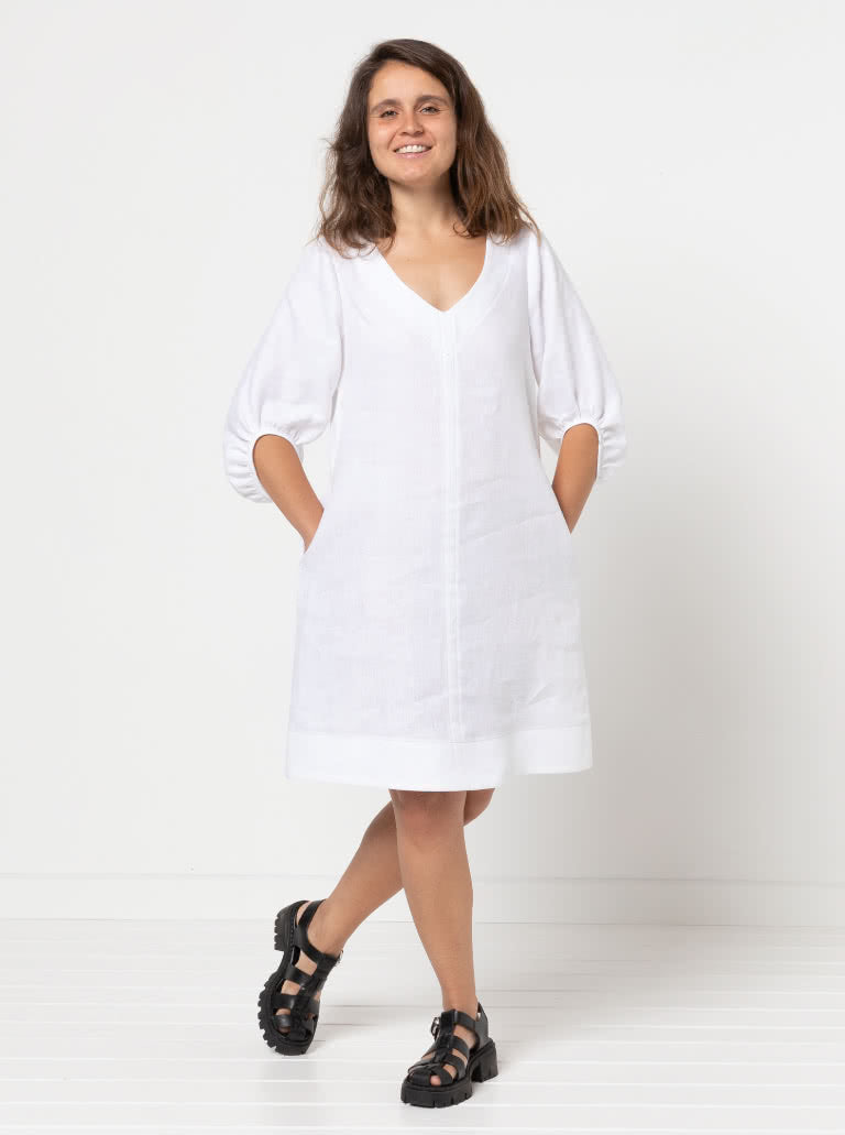 Zalia Woven Top and Dress - Sewing Pattern | Style Arc