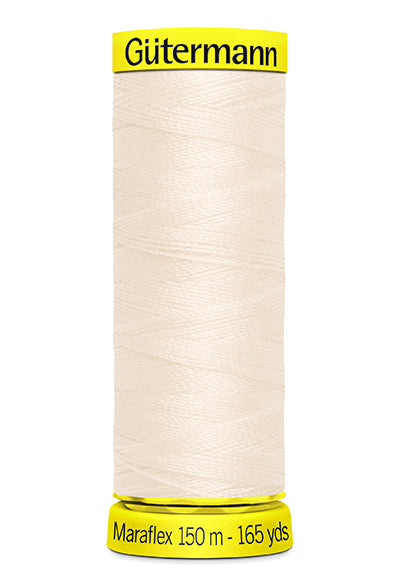 Gütermann Maraflex Filo Da Cucito Elastico 100% Poliestere - Bobina 150 M, Colore 154, Per Cucire Tessuti In Elastane, Felpe E Tute, Lavabile Fino A 60°