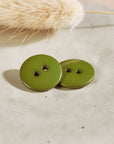 Atelier Brunette - Classic Shine Buttons - Matcha Leaf