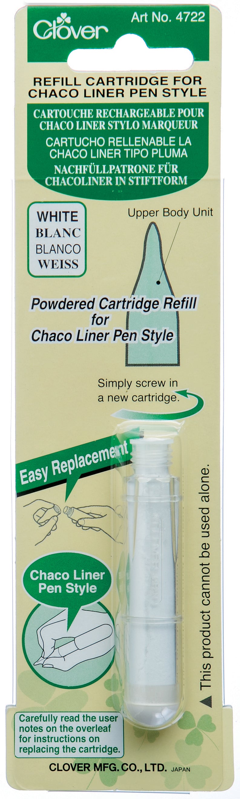 Clover - Refill Cartridge for Chaco liner pen style