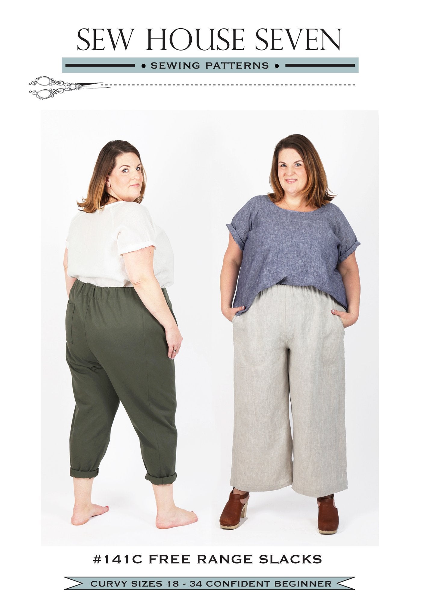 Free Range Slacks Curvy- Sew House 7 - MaaiDesign