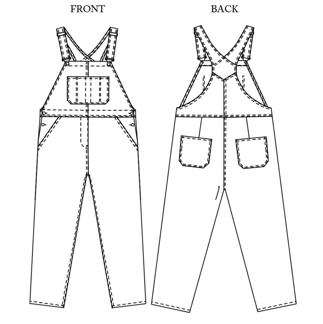 PDF Pattern - Harlene Dungarees | Merchant & Mills