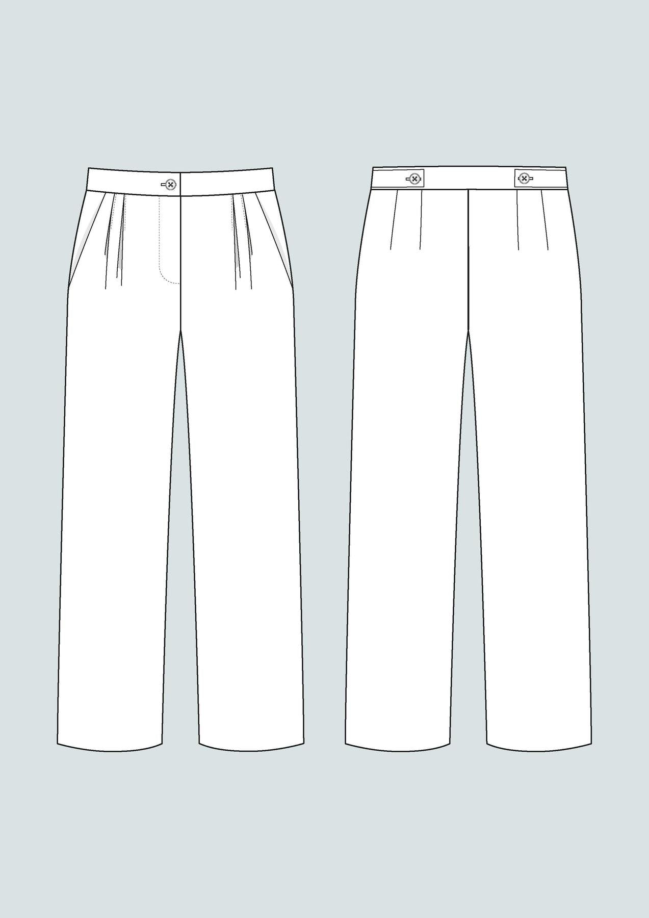 High Waist Trousers - The Assembly Line - MaaiDesign