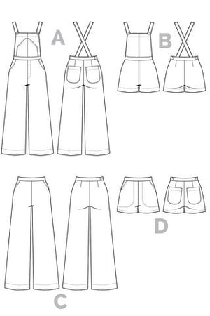 Closet Core Patterns | Jenny Overalls - MaaiDesign