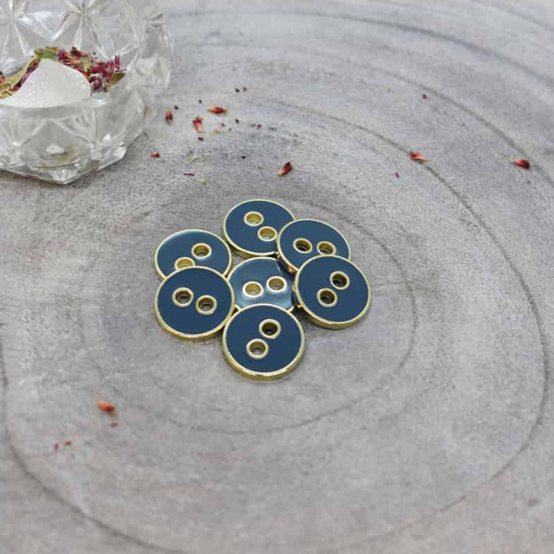 Atelier Brunette - Joy Buttons - River - 12mm