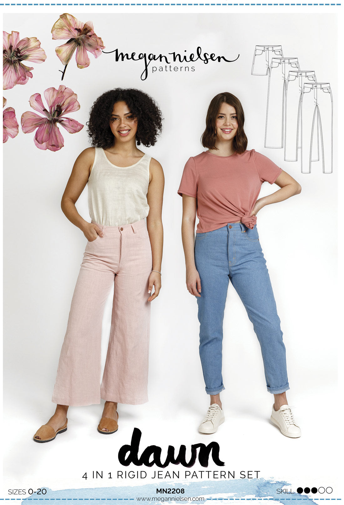 Dawn Jeans (4 in 1!) | Megan Nielsen - MaaiDesign