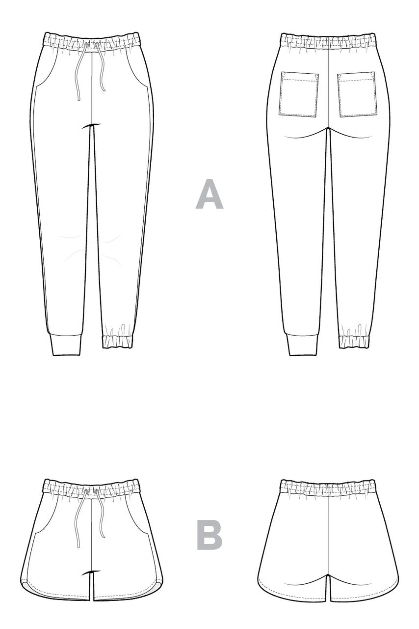 Closet Core Patterns | Plateau Joggers - MaaiDesign