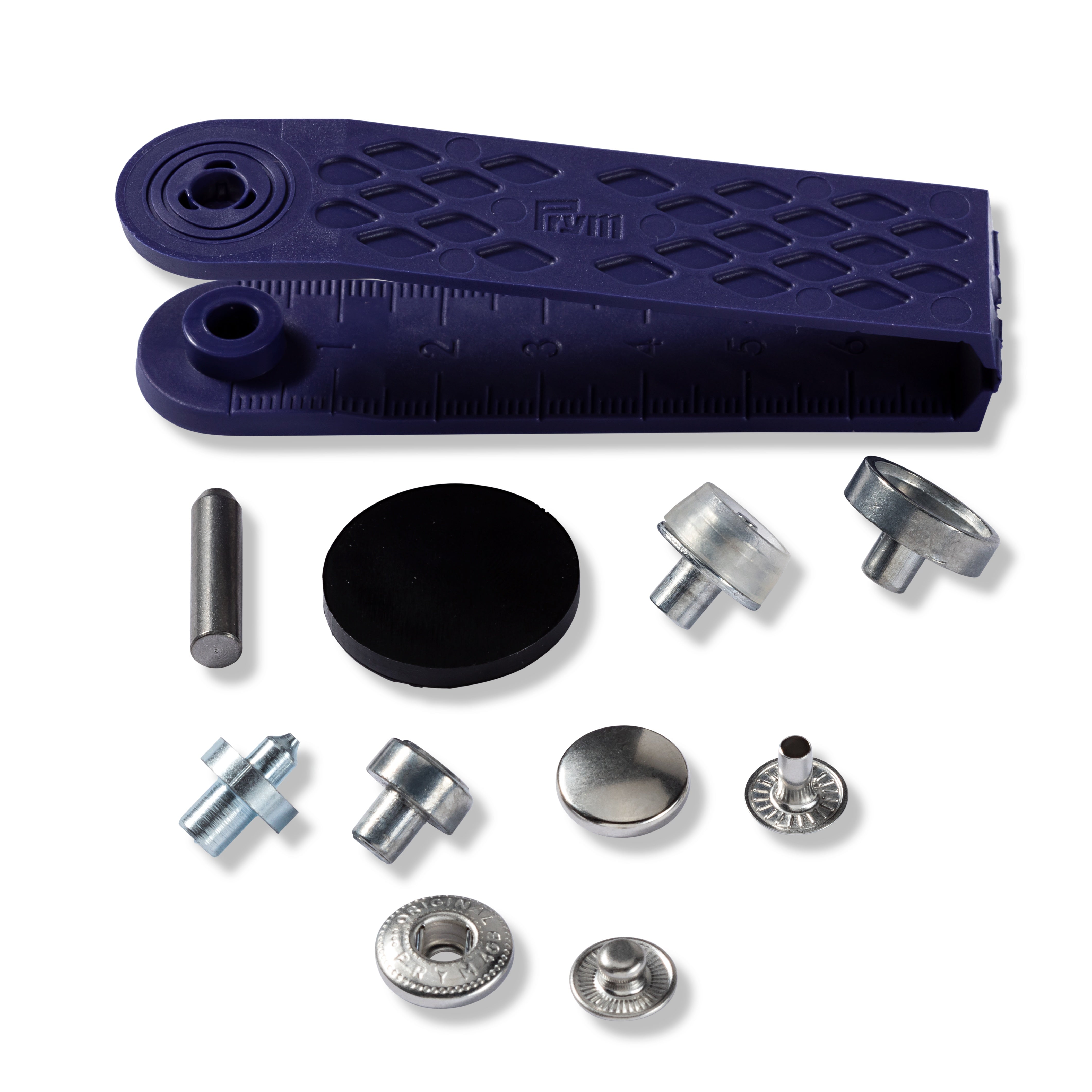 Prym Anorak Fissatore A Pressione Non Sew – Antique Silver 20mm – Kit Con Strumenti Per Abbigliamento E Accessori