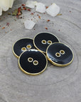 Atelier Brunette - Joy Buttons - Black - 12mm
