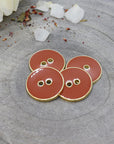 Atelier Brunette - Joy Buttons - Chestnut - 12mm