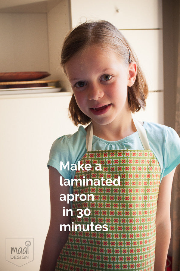How to sew an apron for kids in 30 minutes