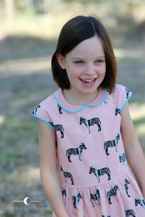 Tinny dress in Zebraloha from Soft Cactus