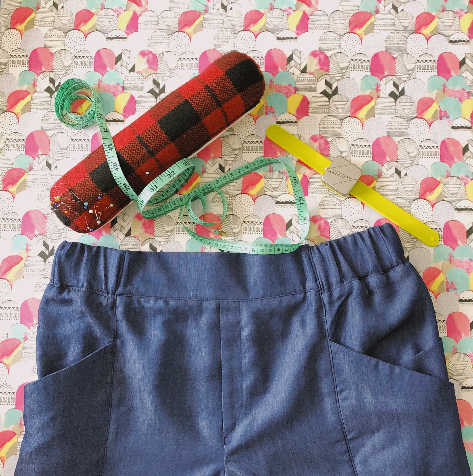 An exercise in luxury | sewing with Tencel Denim