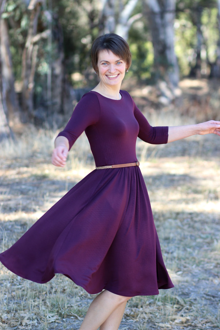 Joy dress in bamboo jersey