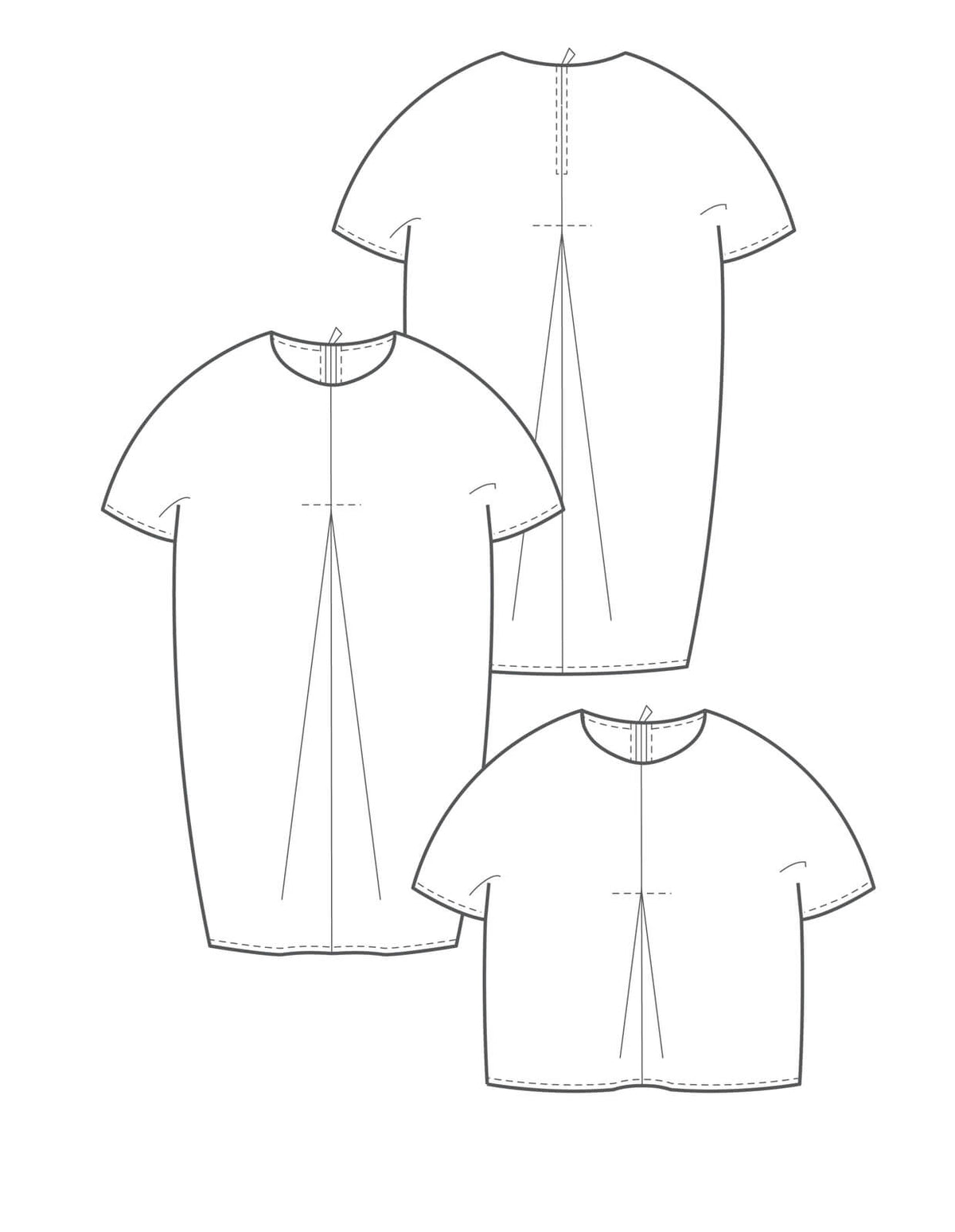 Maaidesign Patterns PDF Pattern - Pleat Detail Dress and Top | The Makers Atelier ...