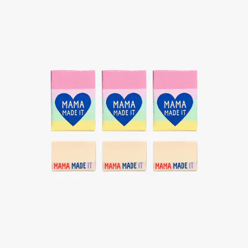 6 Woven Labels - Mama Made It
