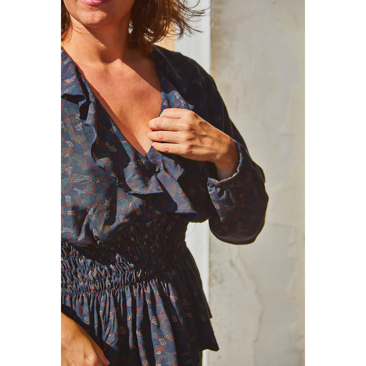 Sifnos Blouse, Dress or Skirt - Woman - Sewing Pattern | Ikatee
