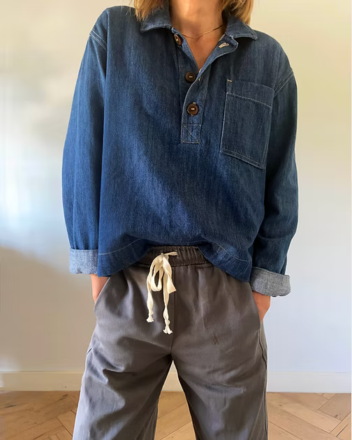 PDF Pattern - Atlas Overshirt | French Navy