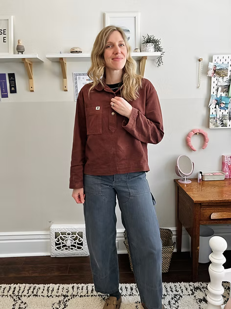 PDF Pattern - Atlas Overshirt | French Navy