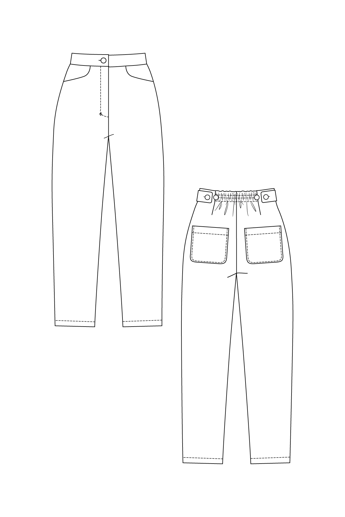 PDF Pattern - Aina Trousers &amp; Culottes | Named Clothing