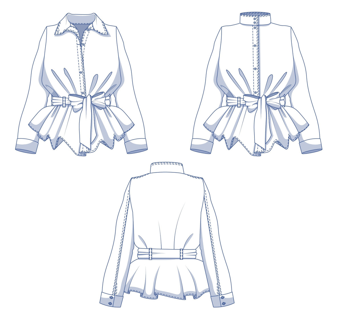 PDF Pattern - Aki Shirt | Fibre Mood