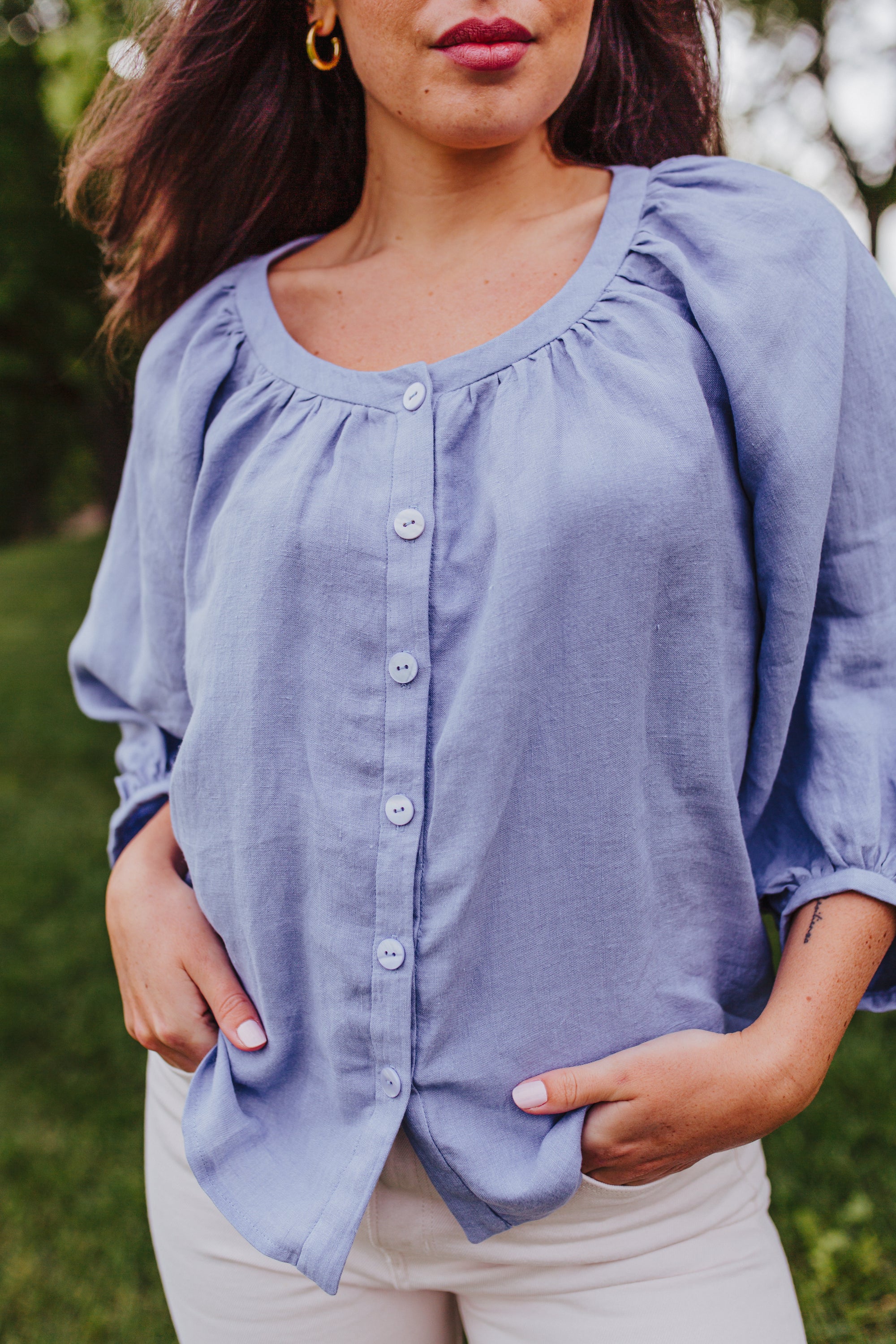 PDF Pattern - Amalfi Blouse | Sewing Patterns by Masin