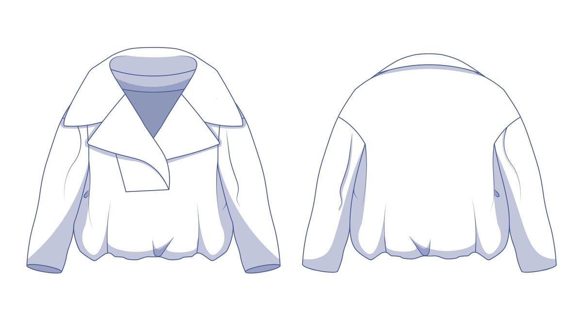 PDF Pattern - Anette Coat | Fibre Mood