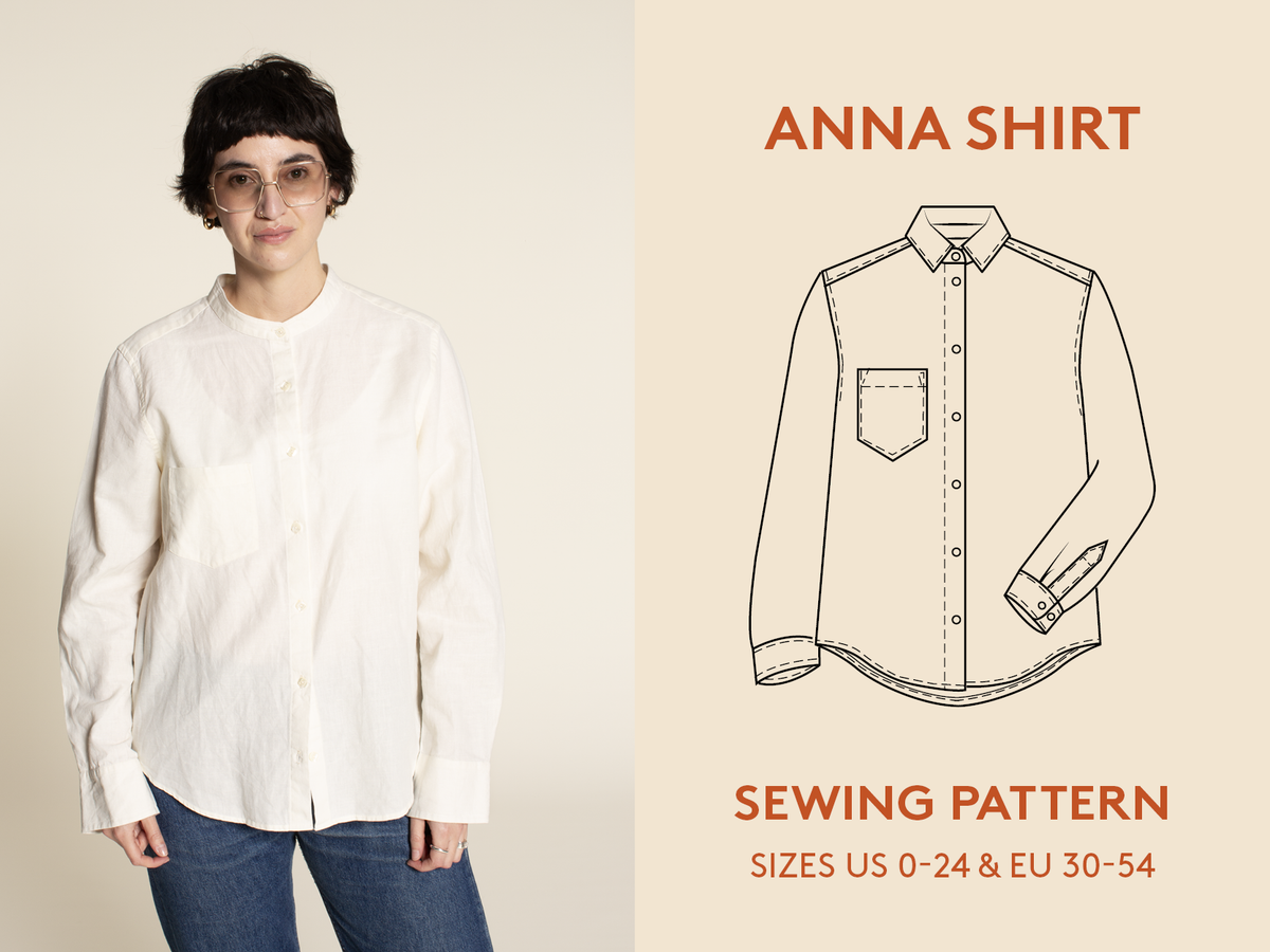 Anna Shirt - Sewing Pattern | Wardrobe By Me