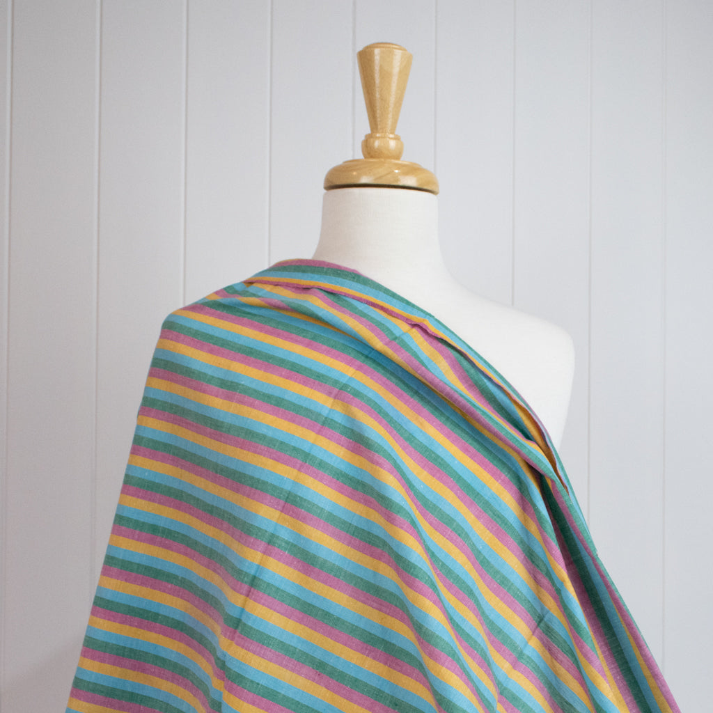 Handwoven Cotton - Spring Stripe