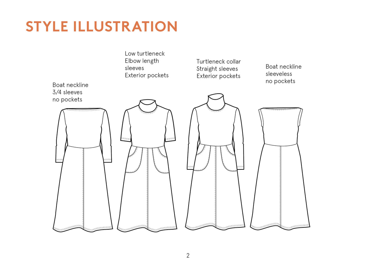 Asta Jersey Dress - Sewing Pattern | Wardrobe By Me