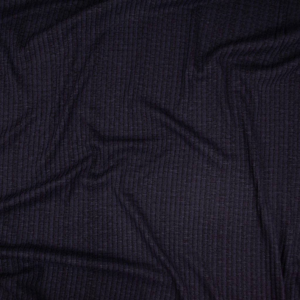 Made in Australia - Deadstock - Cotton/Viscose Broad Rib Navy