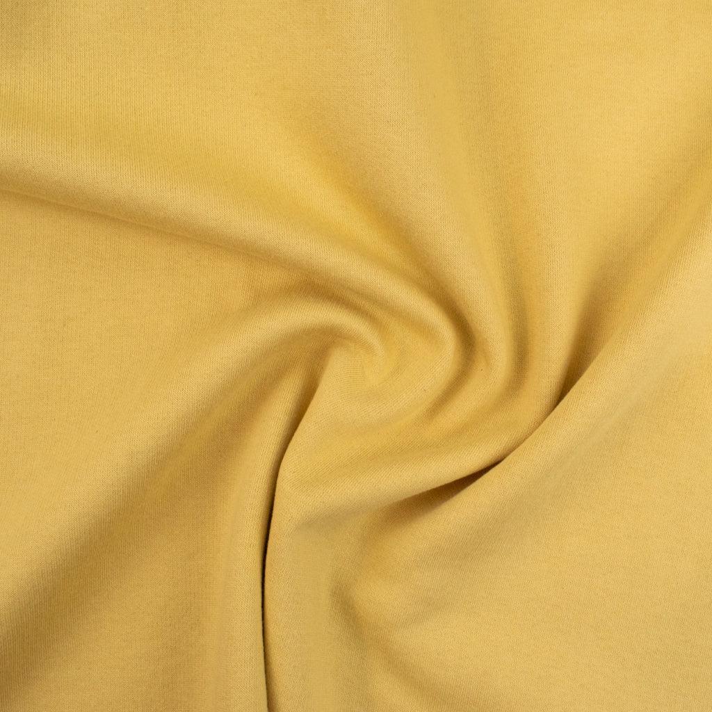Made in Australia - Wool Organic Cotton Brushed Sweater Knit - Gold