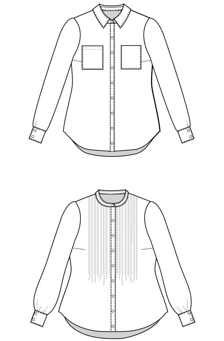 Pattern Scout Pdf Patterns PDF Pattern - Byrdie Button-up | Pattern Scout – MaaiDesign Fabrics