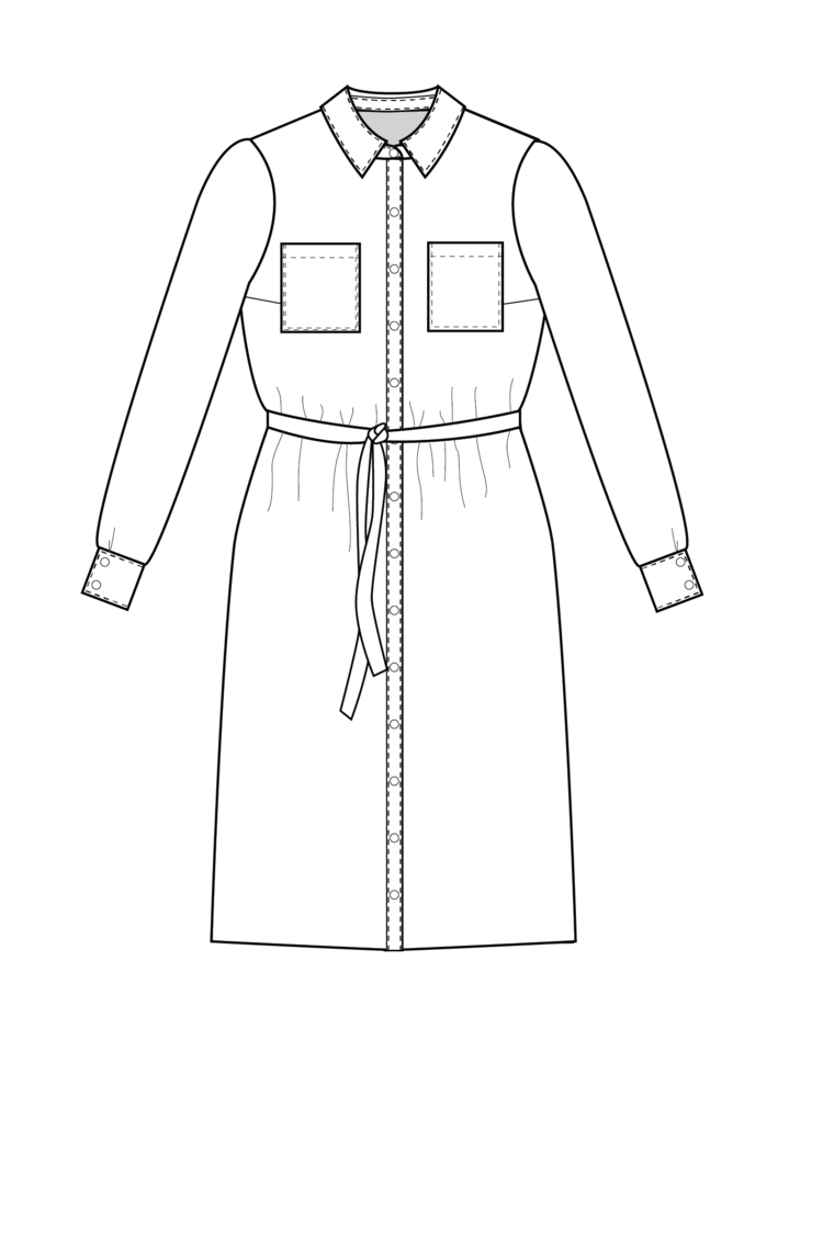 Pattern Scout Pdf Patterns PDF Pattern - Byrdie Button-up | Pattern Scout – MaaiDesign Fabrics