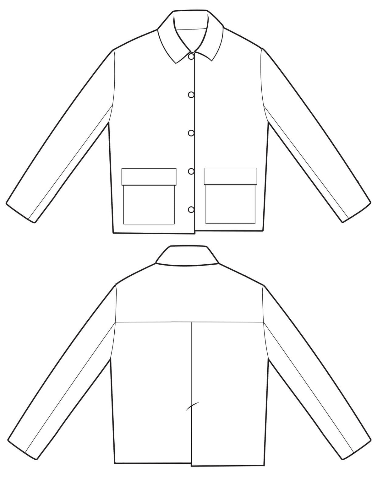 PDF Pattern - Boxy Jacket | The Makers Atelier