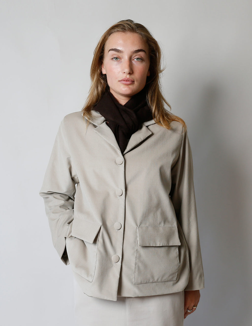 Simple Box Jacket Pattern PDF Pattern - Boxy Jacket | The Makers Atelier – MaaiDesign Fabrics