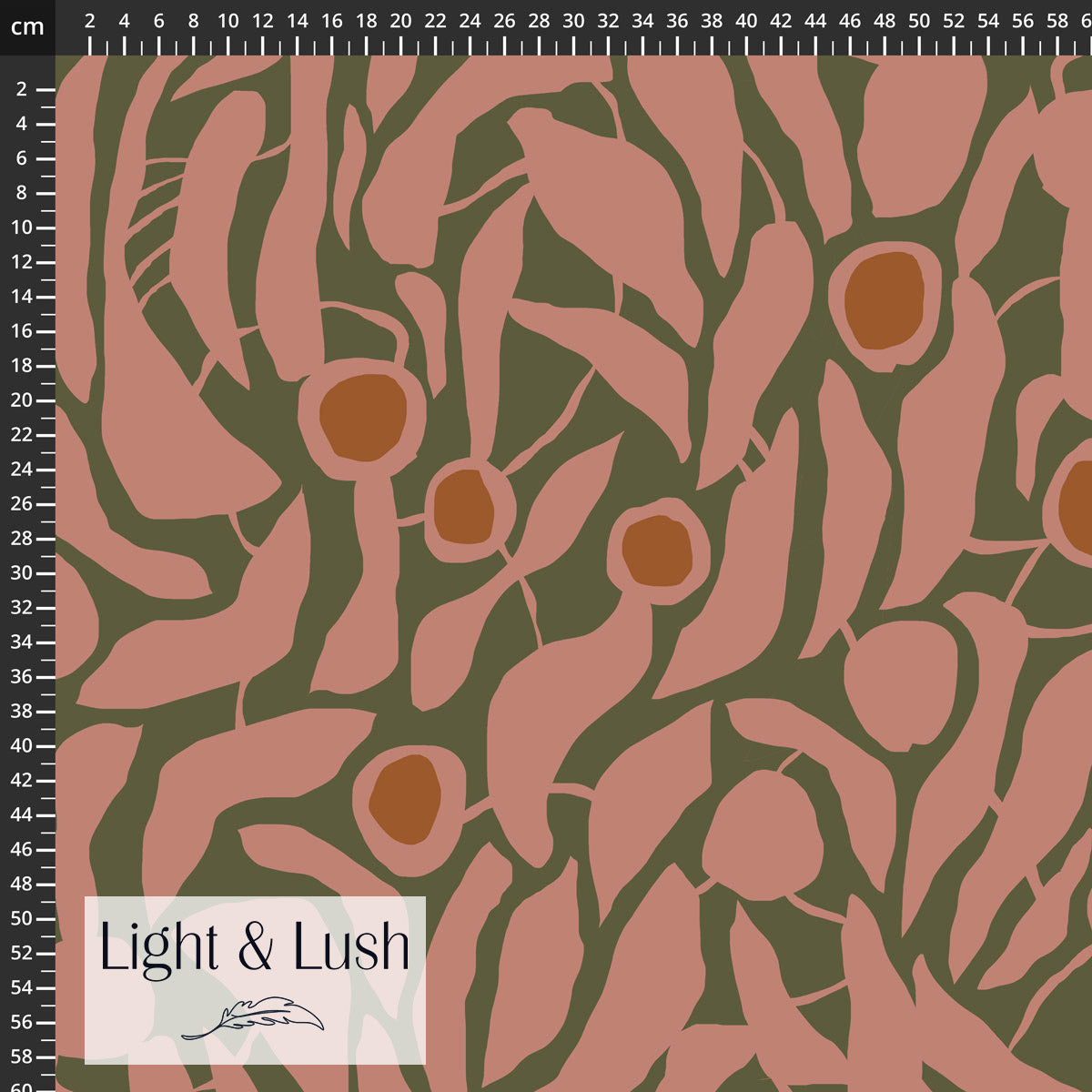 Light &amp; Lush - Viscose Twill - Blush Canopy