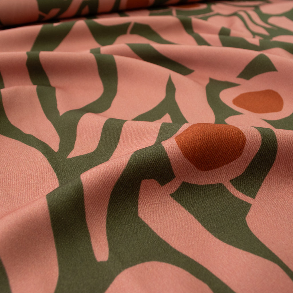 Light &amp; Lush - Viscose Twill - Blush Canopy