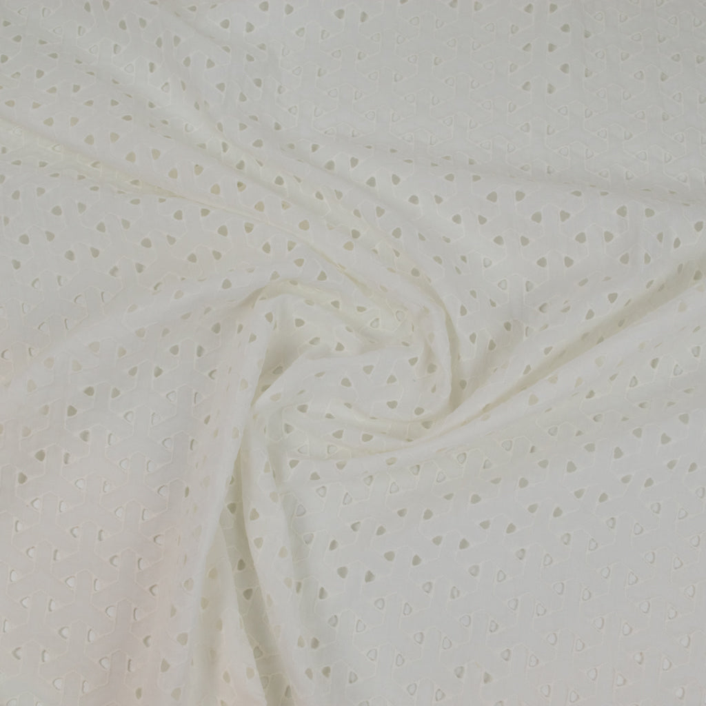 Broderie Anglaise - White