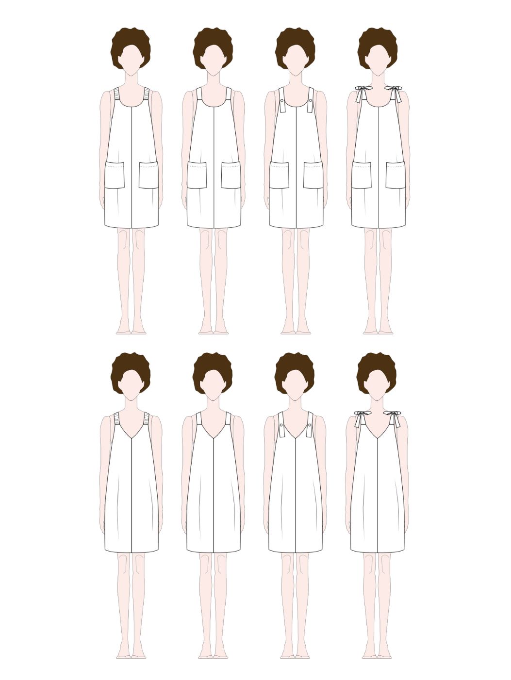 PDF Pattern - Sinai Top &amp; Dress | Notches
