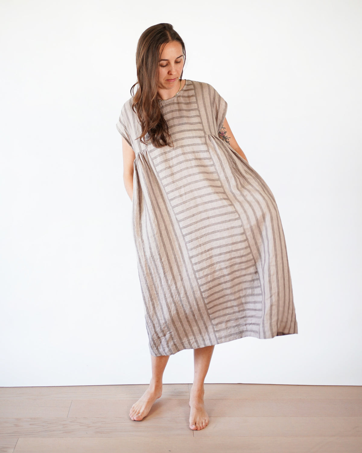 Matchy PDF Pattern - Collage Gather Dress | Matchy Matchy Sewing Club ...